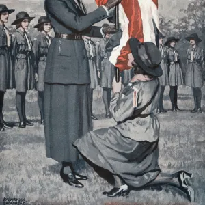 Princess Mary as a Girl Guide Commissioner