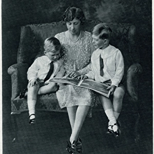 Princess Mary with her sons