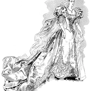 Princess Victoria Melita of Edinburghs wedding dress