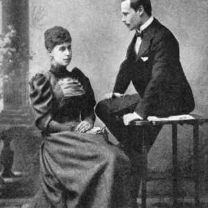 Print of Princess Victoria Melita and Prince Ernst Ludwig Print of Princess Victoria Melita and Prince Ernst Ludwig