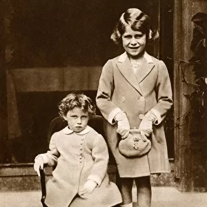 Princesses Elizabeth and Margaret - 1933