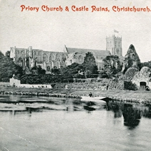 Priory Church & Castle Ruins, Christchurch, Dorset
