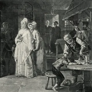 Prison reformer Elizabeth Fry visits women at Newgate