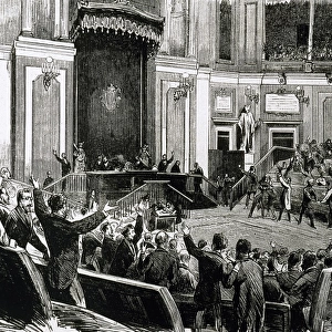 Proclamation of the First Spanish Republic. 1873