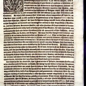 Proclamation of King James