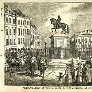 Proclamation of Queen Victoria at Charing Cross 1837