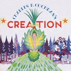 Programme cover for Creation at the Trocadero