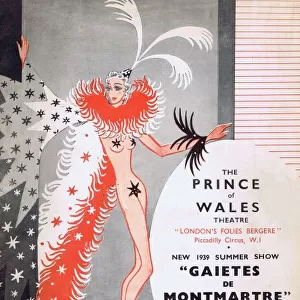Programme cover for Gaietes de Montmartre, 1939