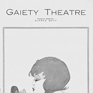 Programme cover for The Kiss Call, 1919