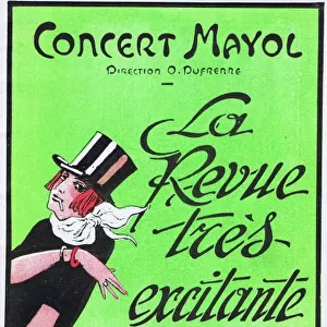Programme cover for La Revue Tres Excitante
