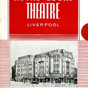 Programme cover, Royal Court Theatre, Liverpool
