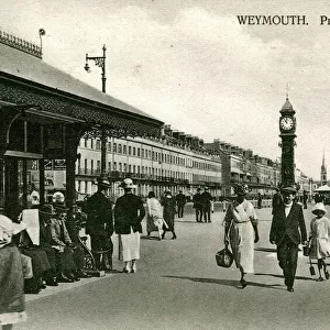Promenade & Clock, Weymouth, Dorset