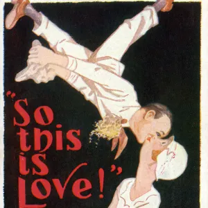 Promotional postcard for So This Is Love by Stanley Lupino and Arthur Rigbyae music Hal Brod