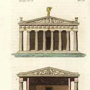 Pronaos or vestibules of the Temple of Zeus