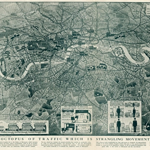 Proposed extensions of transport links into London 1919
