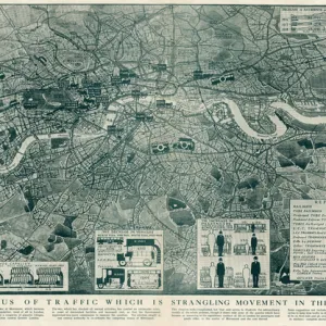 Proposed extensions of transport links into London 1919