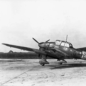 The prototype Junkers Ju87B0 Stuka D-IELX