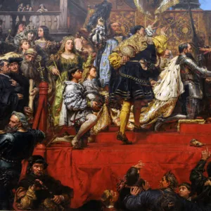 The Prussian Homage, 1882, by Jan Matejko (1838-1893)