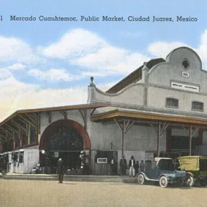 Public market building, Juarez, Chihuaha, Mexico