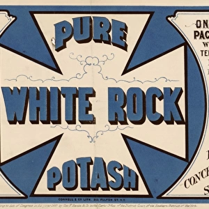 Pure white rock potash