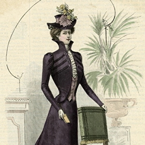 Purple Open Bodice 1899
