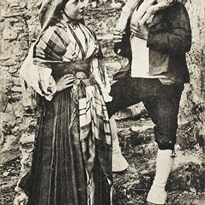 Pyrenees - Costume of the Ossalois people