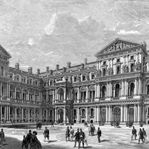The Quadrangle of the Foreign and India Offices, London, 186