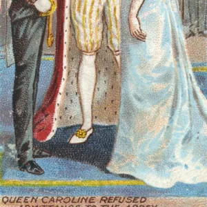 Queen Caroline refused admittance to Abbey