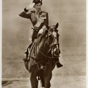 Queen Elizabeth II - Attending the Trooping of the Colour