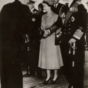 Queen Elizabeth II - Coronation Naval Review at Spithead