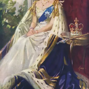 Queen Elizabeth II by Terence Cuneo