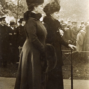 Queen Mary and the Dowager Queen Alexandra
