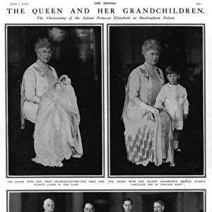 Queen Mary and her grandchildren