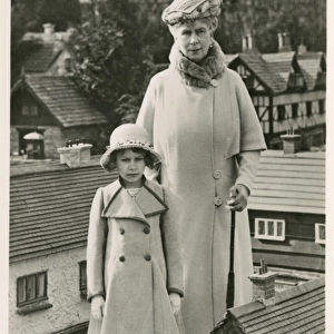 Queen Mary and Princess Elizabeth at Bekonscot