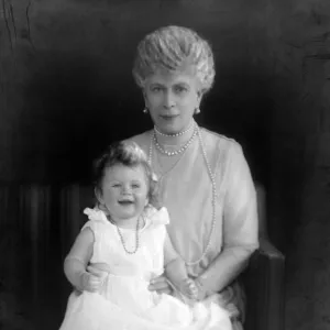 Queen Mary and Princess Elizabeth, c. 1926