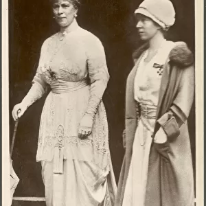 Queen Mary of Teck and Elisabeth of Belgium