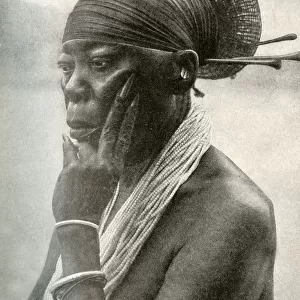 Queen Nenzima, Belgian Congo, Central Africa