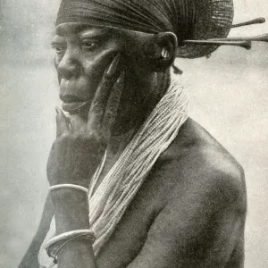 Queen Nenzima, Belgian Congo, Central Africa