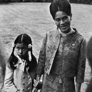 Queen Sirikit of Thailand her daughter Princess Chulabhorn