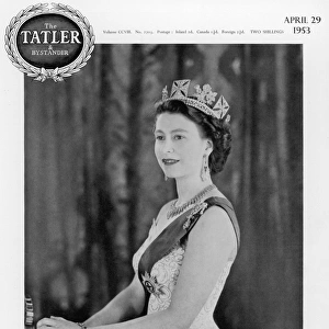 Queens 27th birthday portrait on Tatler cover
