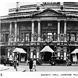 Queens Hall, Langham Place, London