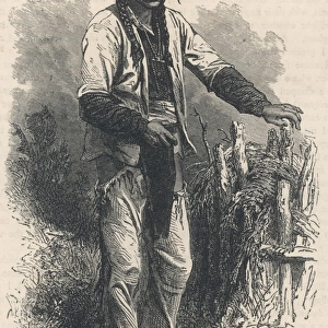 Racial / Shoshone Man 1860