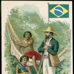 Racial Types - Brazil Postman