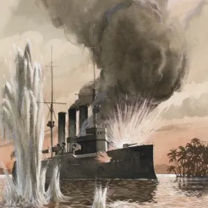 RAF bombing German warship RAF bombing German warship