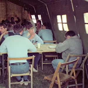 RAF Halton Ten Tors expedition 1977 - Mess tent