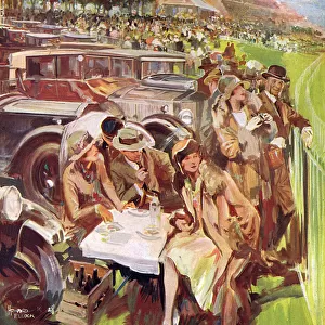 On the rails at Goodwood by Howard K Elcock