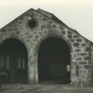 Railway Engine Shed, Tain, Ross & Cromarty, Scotland. Date: 1960s
