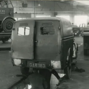 Railway Engine Shed in use as Road Transport Garage, Manningham, Bradford, Yorkshire