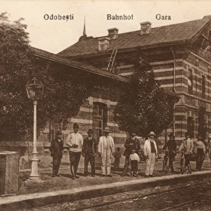 Railway Station at Odobesti