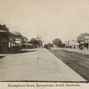 Railway station platform, Semaphore, Southern Australia
